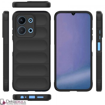 Magic Shield guminis dėklas su kameros apsauga - juodas (Xiaomi Redmi 15C 4G)